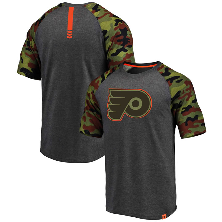 Philadelphia Flyers Fanatics Branded Heathered GrayCamo Recon Camo Raglan T-Shirt,We sell and wholesale Philadelphia Flyers Fanatics Branded Heathered GrayCamo Recon Camo Raglan T-Shirt on line form chian!